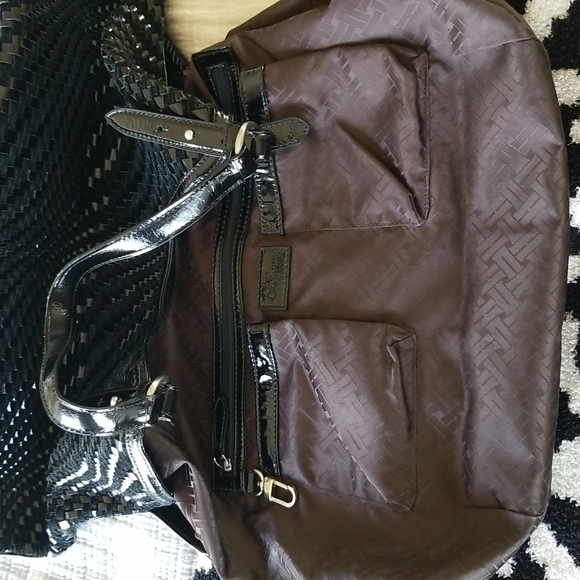 Cole Haan | Genevieve Weave Large Triangle Tote - Picture 8 of 13